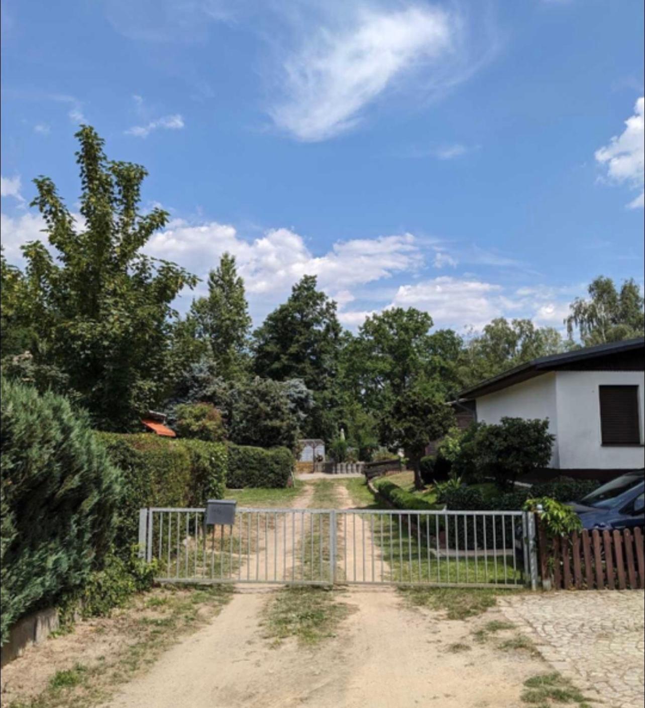 Gruener Bungalow Am Kiebitzsee Villa Falkenburg Esterno foto